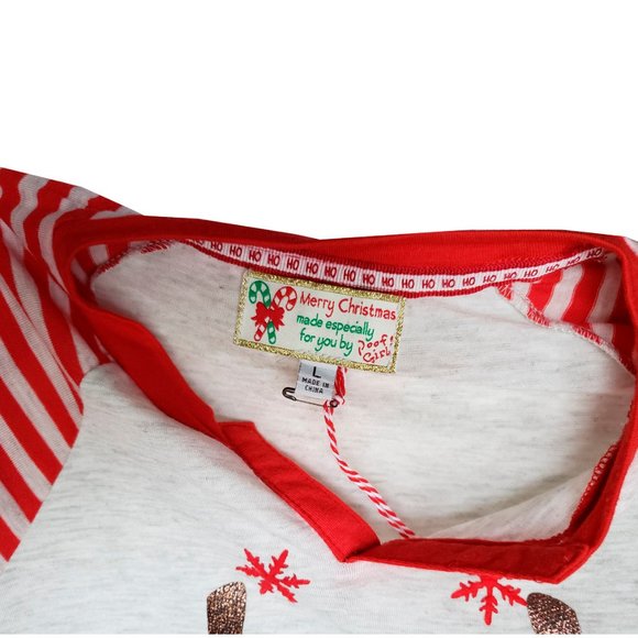 🎁 Poof Girl Reindeer Christmas T-shirt - Picture 2 of 3